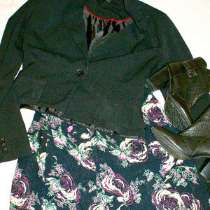CAbi Reversable Knee-Length Skirt